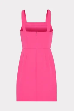 MILLY Jumpsuits & Rompers-Adella Cady Mini Dress Pink