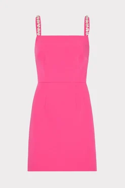 MILLY Cocktail Dresses-Adella Cady Mini Dress Pink
