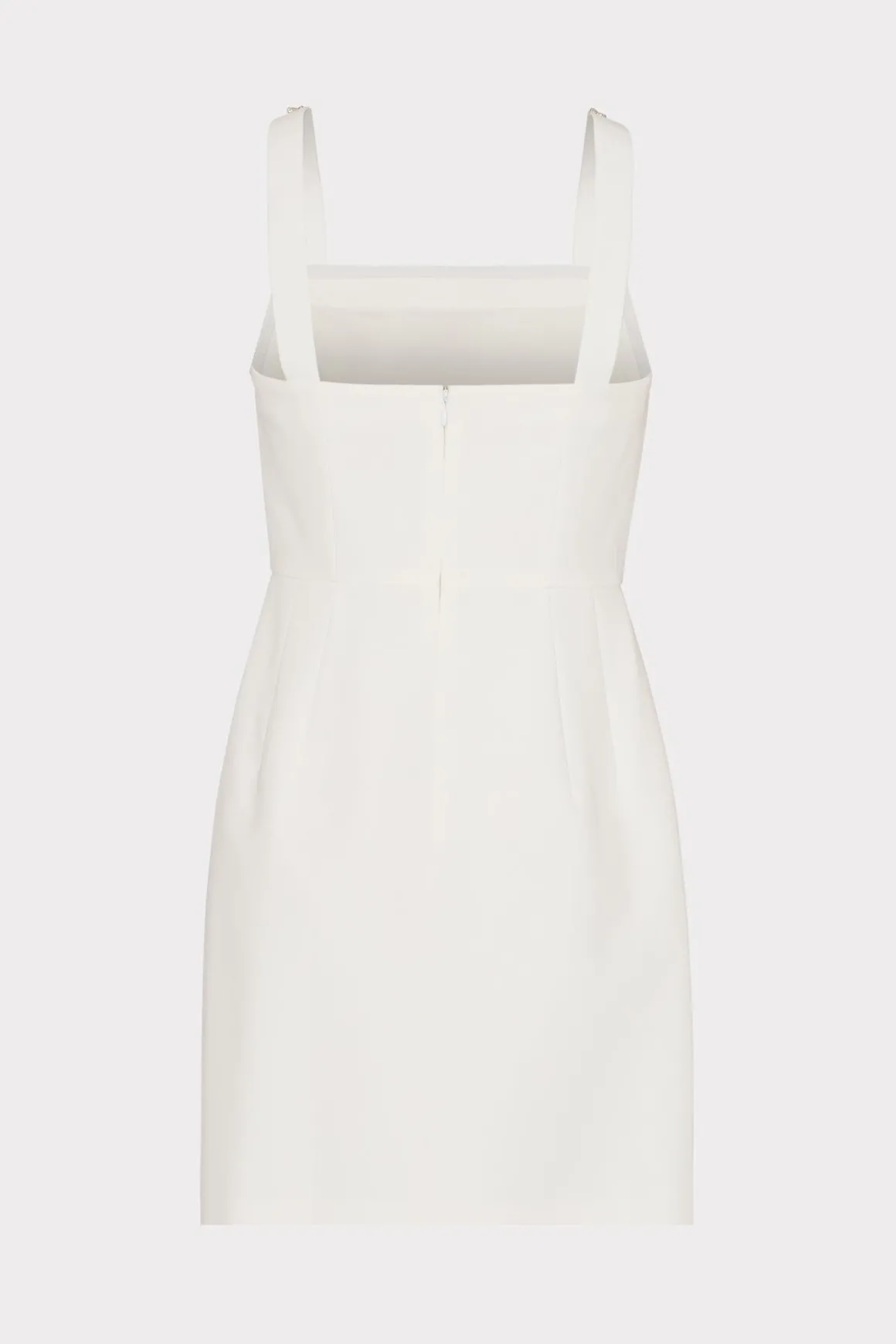 MILLY Mini Dresses-Adella Cady Mini Dress Ecru