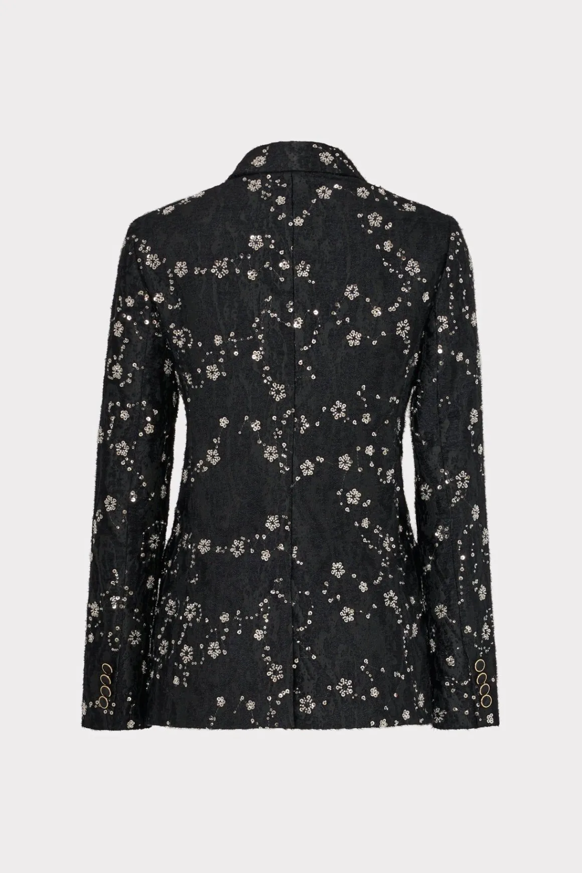 MILLY Coats & Jackets-Alexa Beaded Blazer Black