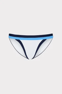 MILLY Bikinis-Amalfi Color Block Bikini Bottom Navy Multi