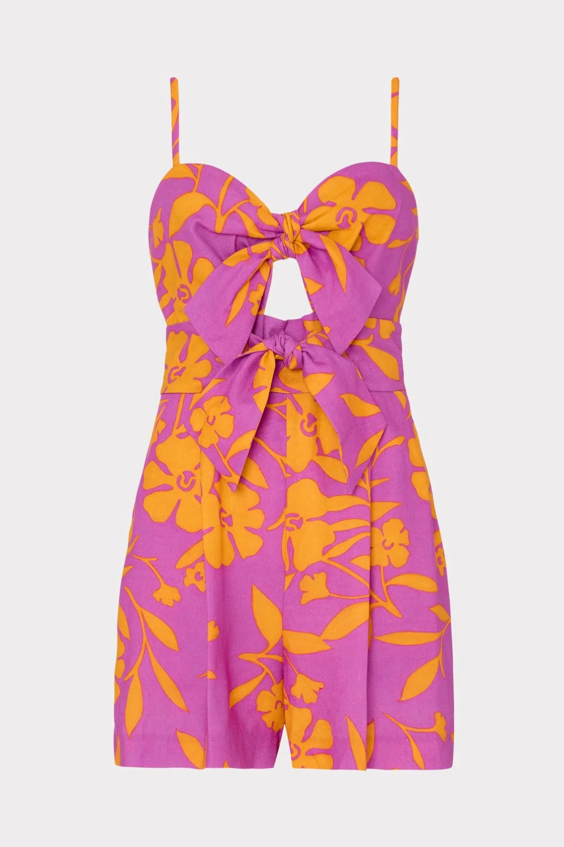 MILLY Cover-Ups-Anya Marigold Aroma Romper Multi