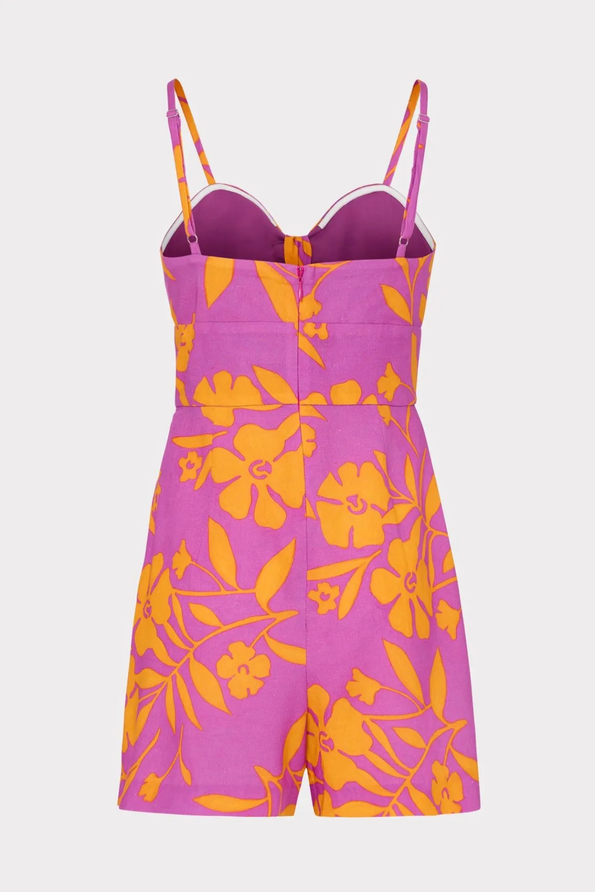MILLY Cover-Ups-Anya Marigold Aroma Romper Multi