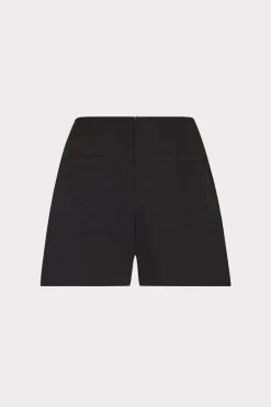 MILLY Jumpsuits & Rompers-April Cady Shorts Black
