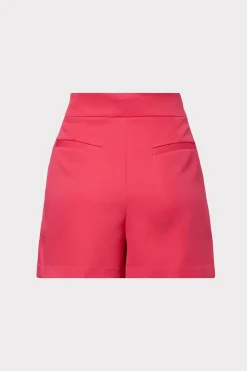 MILLY Shorts-Aria Cady Button Shorts Milly Pink
