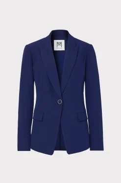 MILLY Coats & Jackets-Avery Cady Blazer Navy