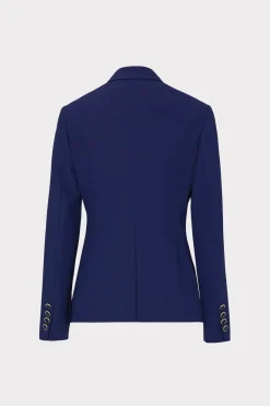 MILLY Jumpsuits & Rompers-Avery Cady Blazer Navy