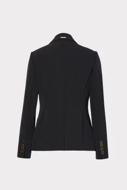 MILLY Coats & Jackets-Avery Cady Blazer Black