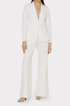 MILLY Matching Sets-Avery Cady Blazer Ecru