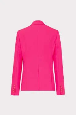 MILLY Blazers-Avery Cady Blazer Milly Pink