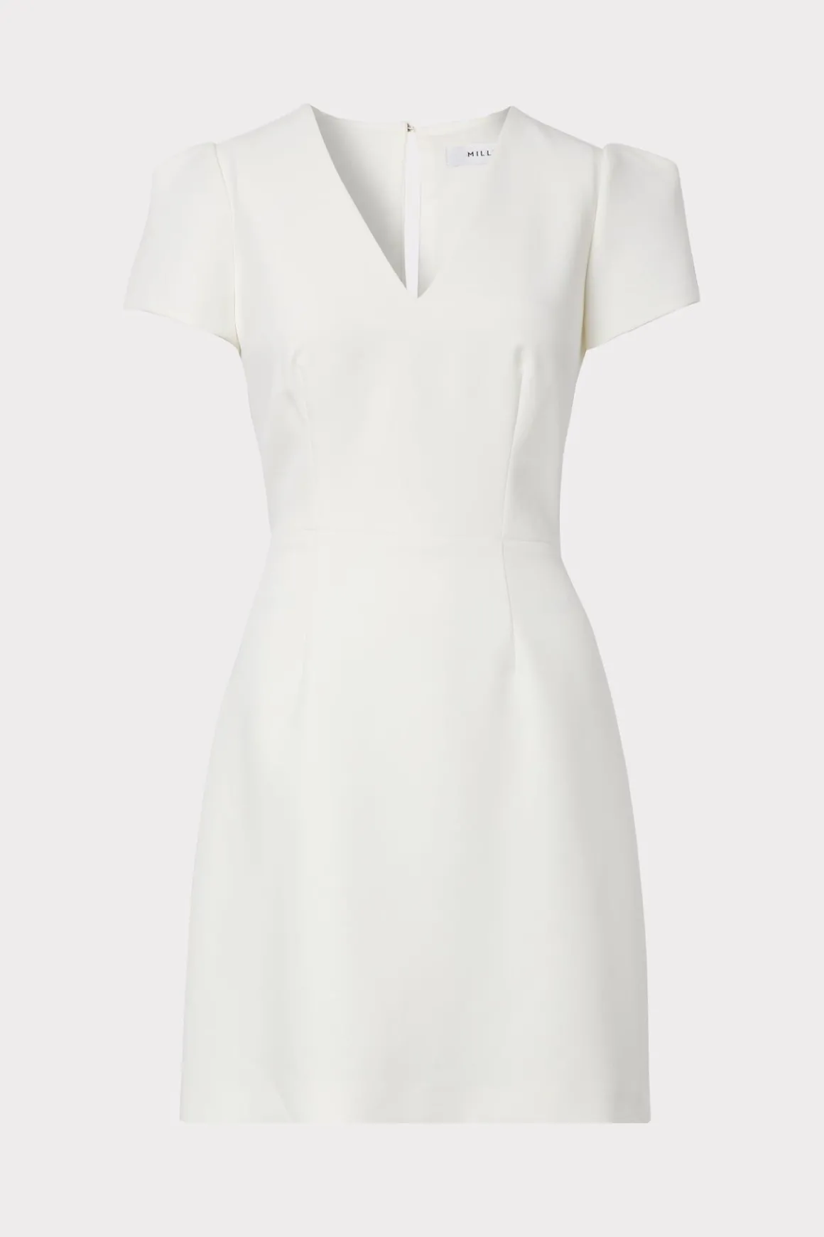 MILLY White Dresses-Cady Atalie Dress Ecru