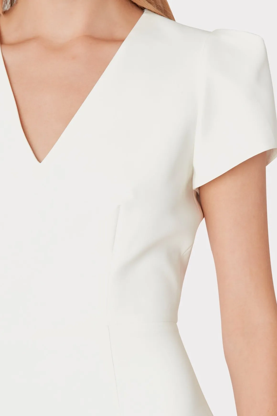 MILLY White Dresses-Cady Atalie Dress Ecru