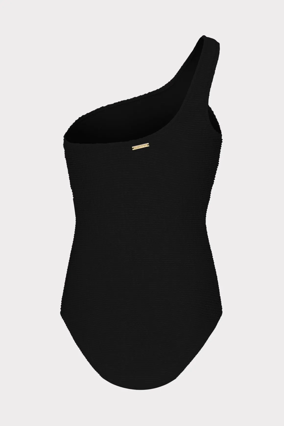 MILLY One Piece Swimsuits-Joni One Shoulder One Piece Black