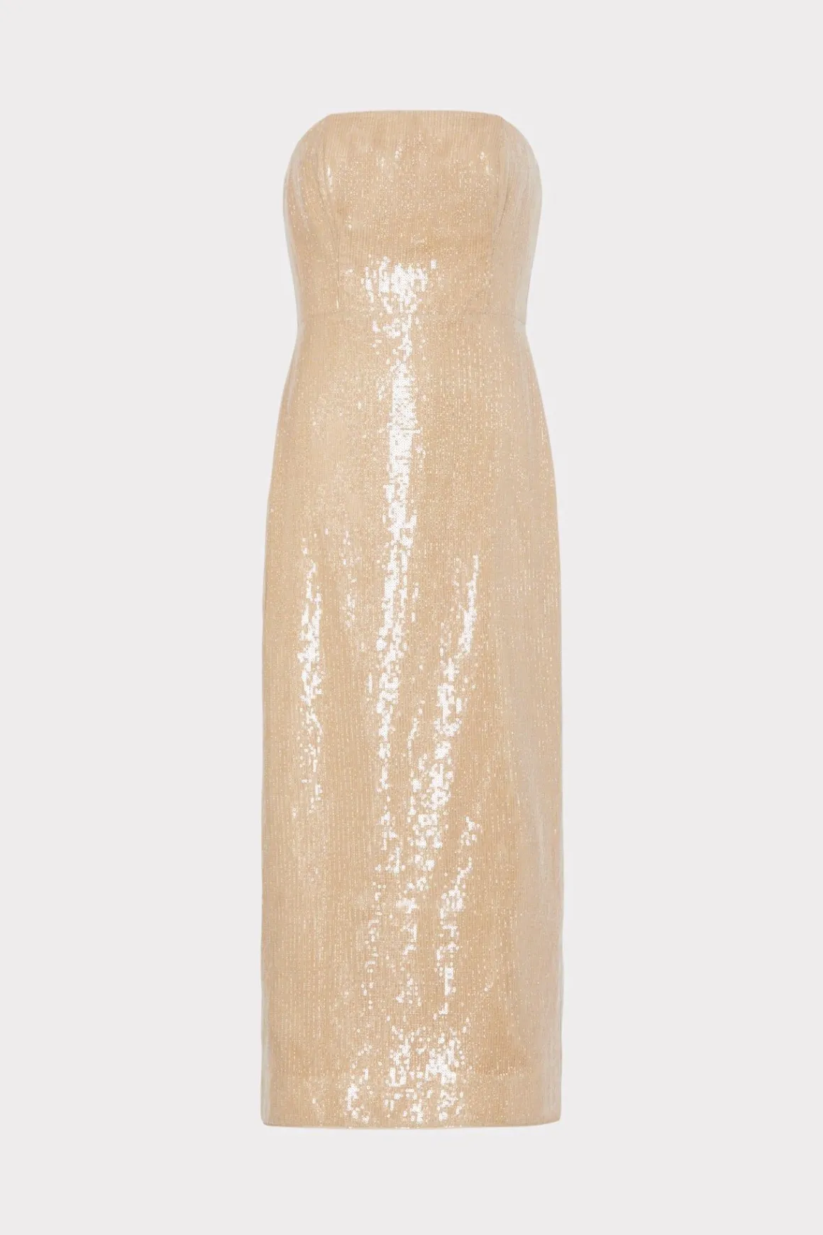 MILLY Jumpsuits & Rompers-Kait Sequin Dress Gold