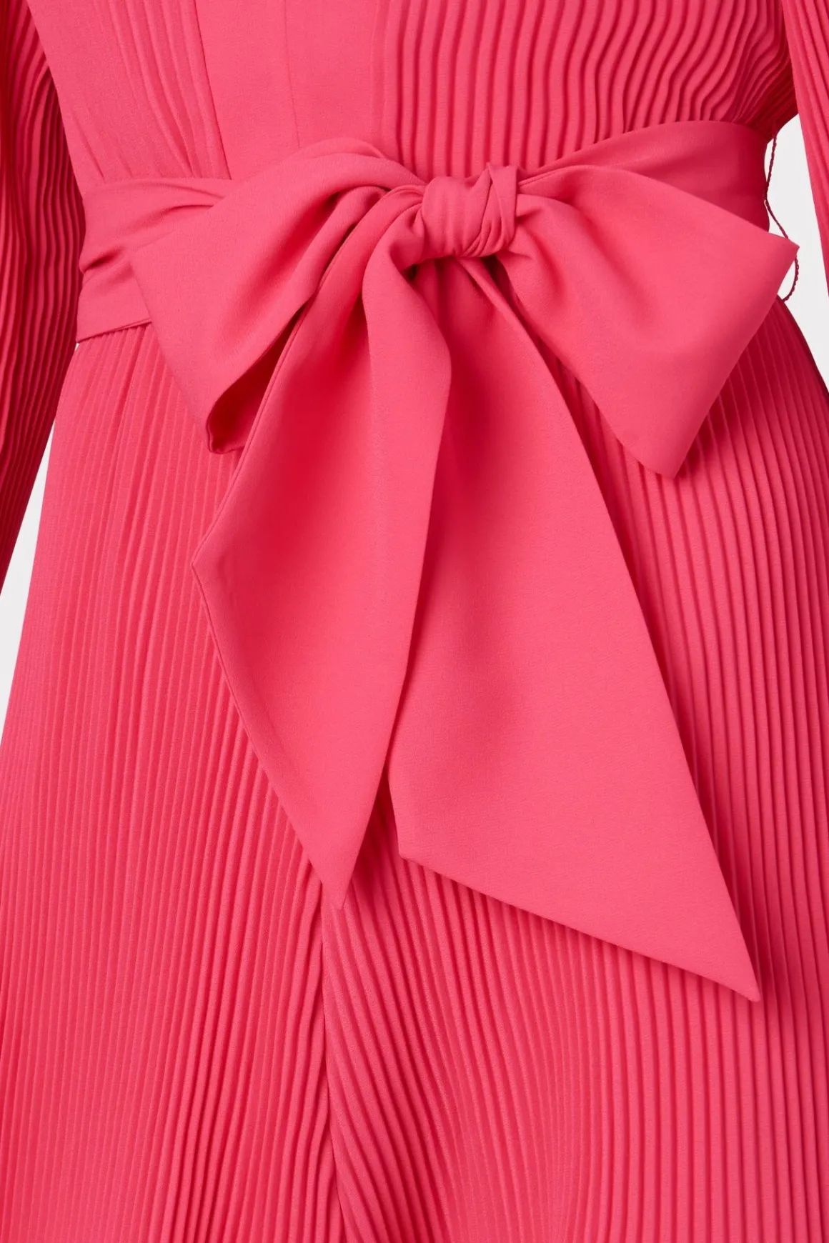 MILLY Cocktail Dresses-Liv Pleated Dress Milly Pink