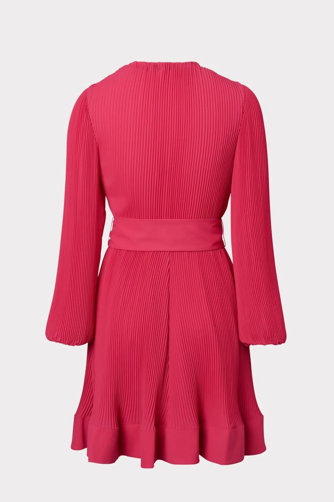 MILLY Cocktail Dresses-Liv Pleated Dress Milly Pink