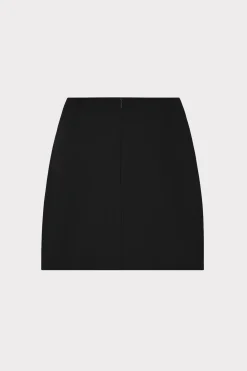 MILLY Matching Sets-Lizzy Cady Mini Skirt Black