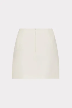 MILLY Jumpsuits & Rompers-Lizzy Cady Mini Skirt Ecru