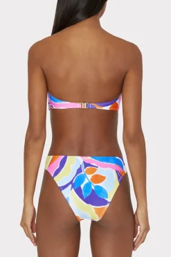MILLY Bikinis-Margot Bikini Bottom Blue Multi