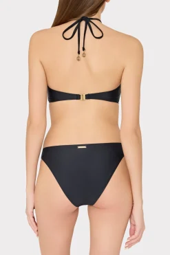MILLY Jumpsuits & Rompers-Margot Bikini Bottom Black