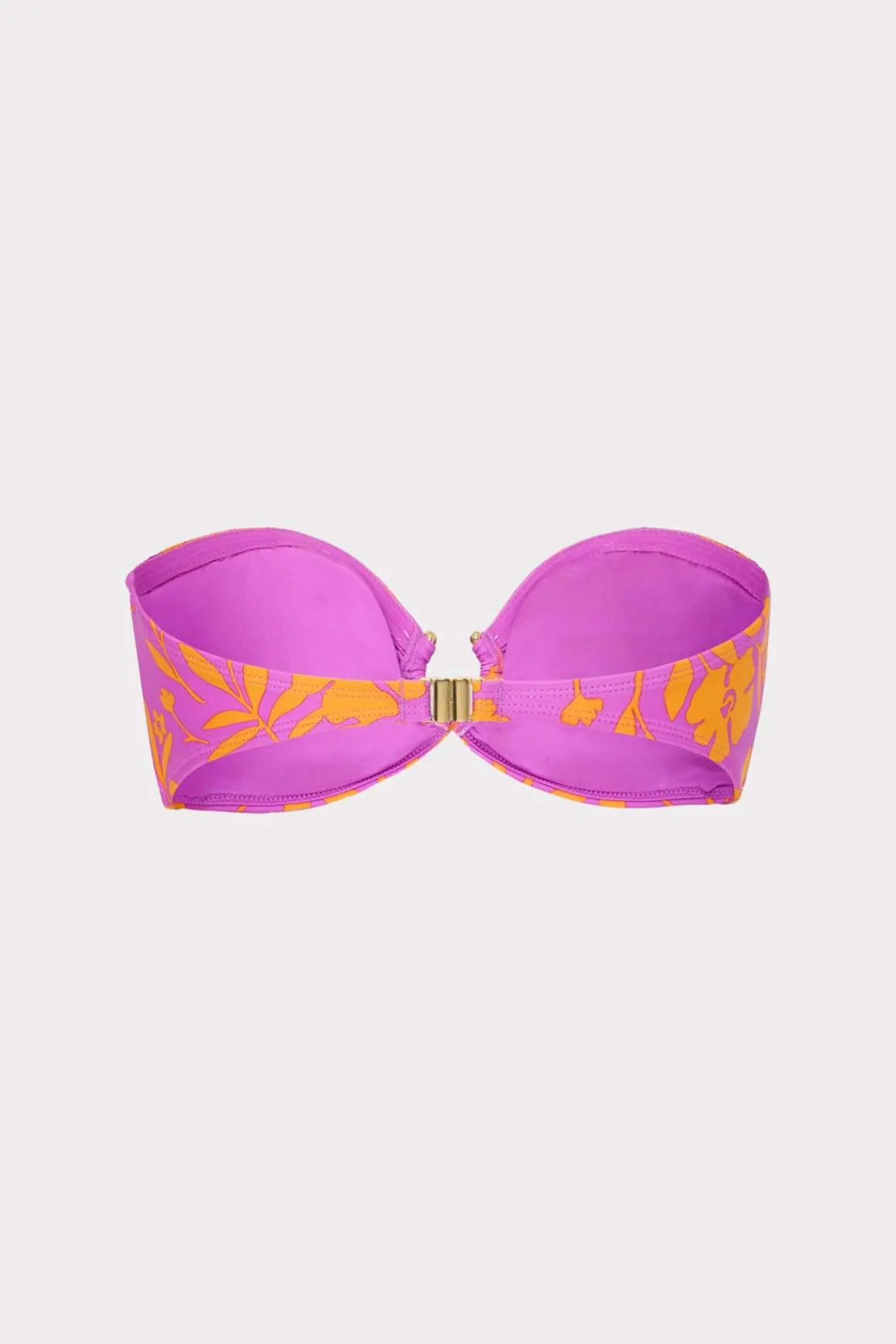 MILLY Bikinis-Marigold Aroma Bandeau Top Multi