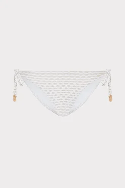 MILLY Jumpsuits & Rompers-Millie String Bikini Bottom White