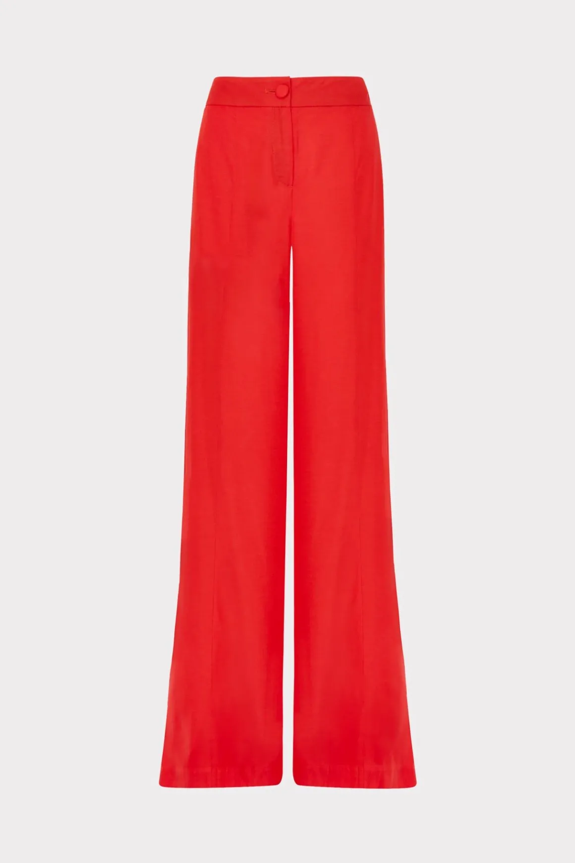 MILLY Jumpsuits & Rompers-Nash Viscose Twill Pants Red