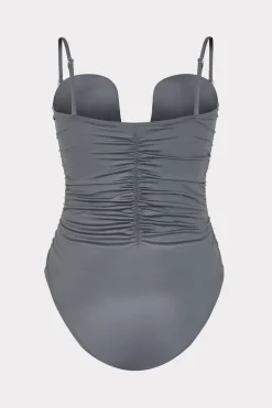 MILLY Jumpsuits & Rompers-Ragatta One Piece Grey