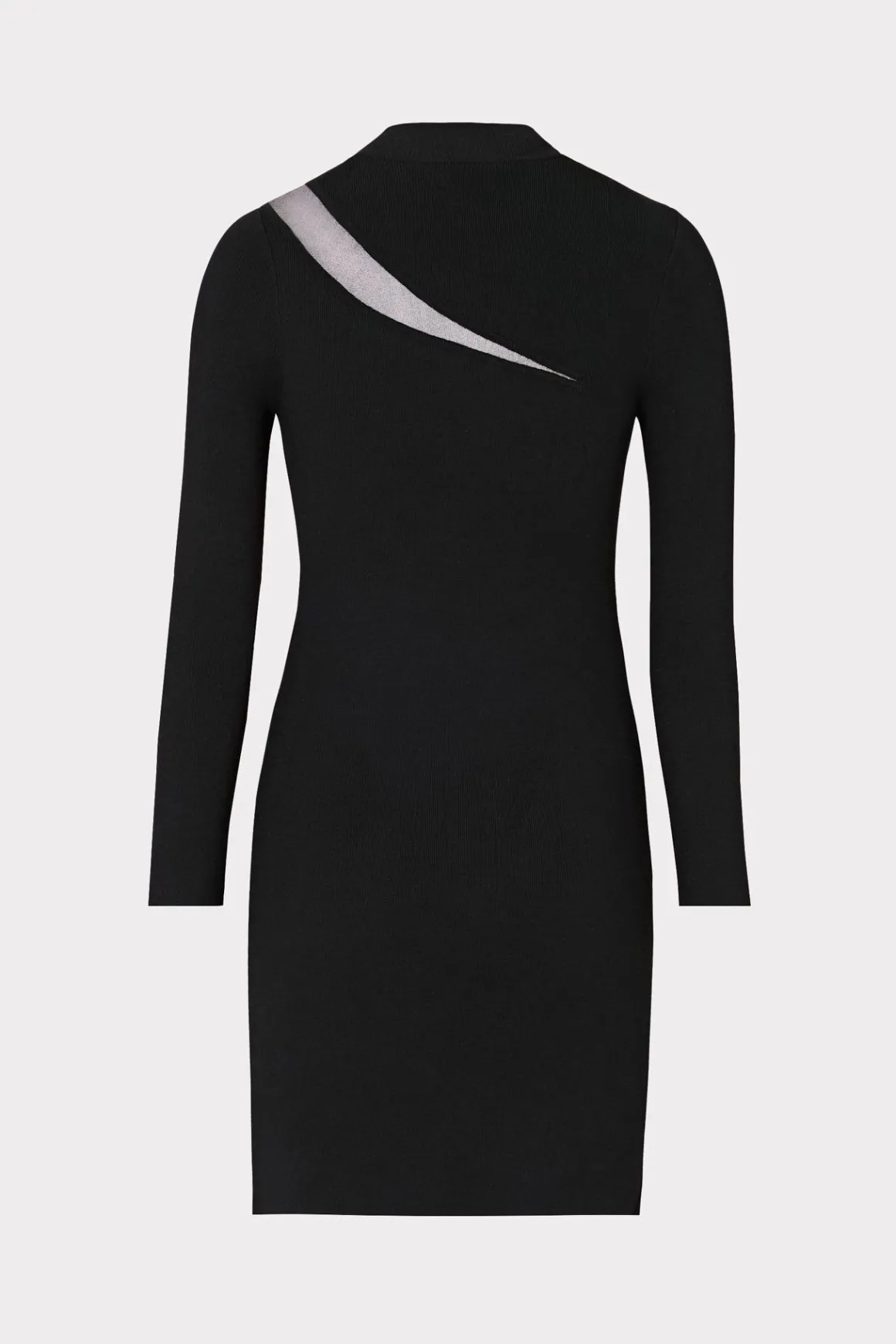 MILLY Jumpsuits & Rompers-Ren Sheer Cut Out Mini Dress Black