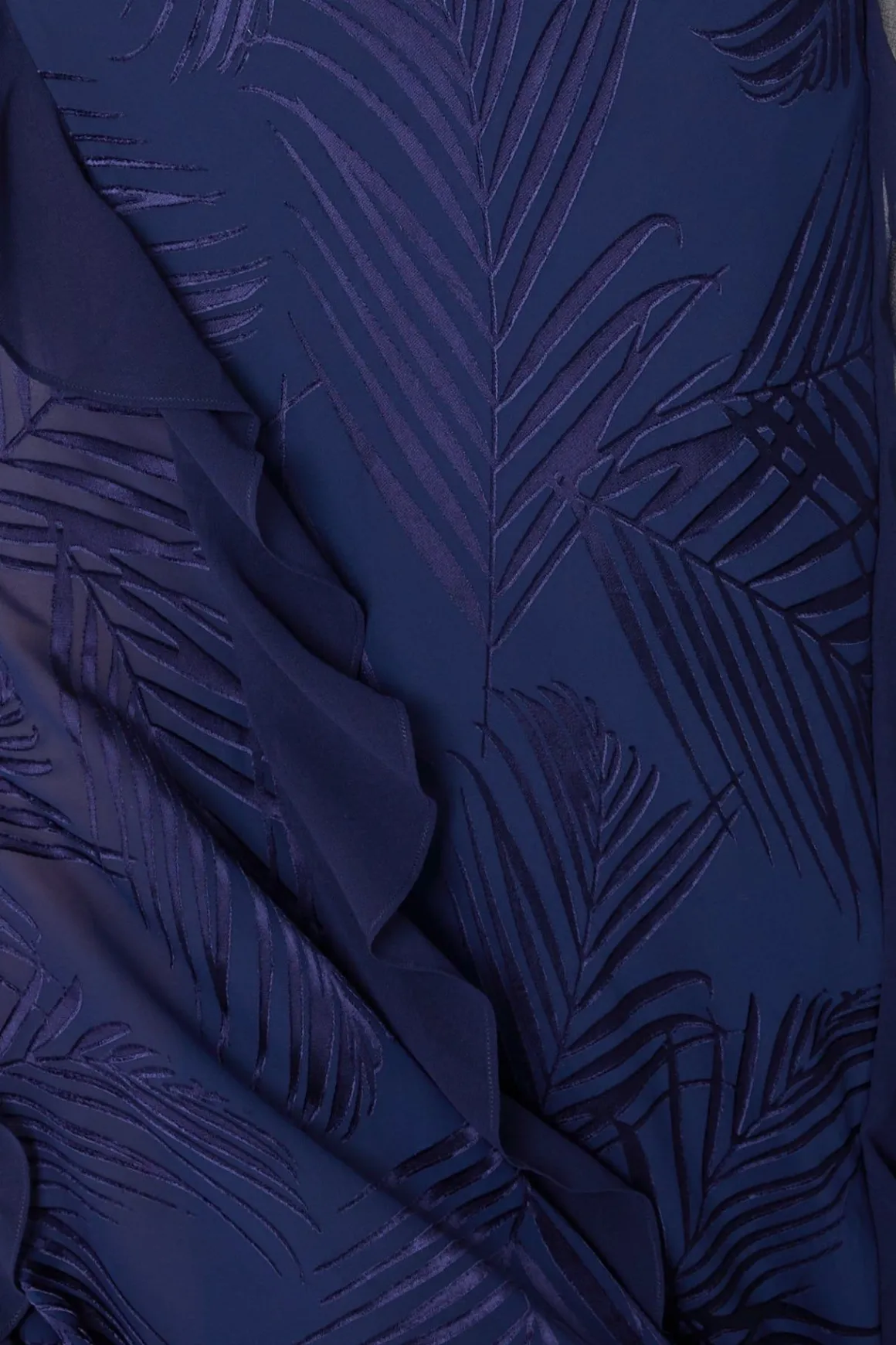 MILLY Jumpsuits & Rompers-Ryanna Chiffon Devore Dress Navy