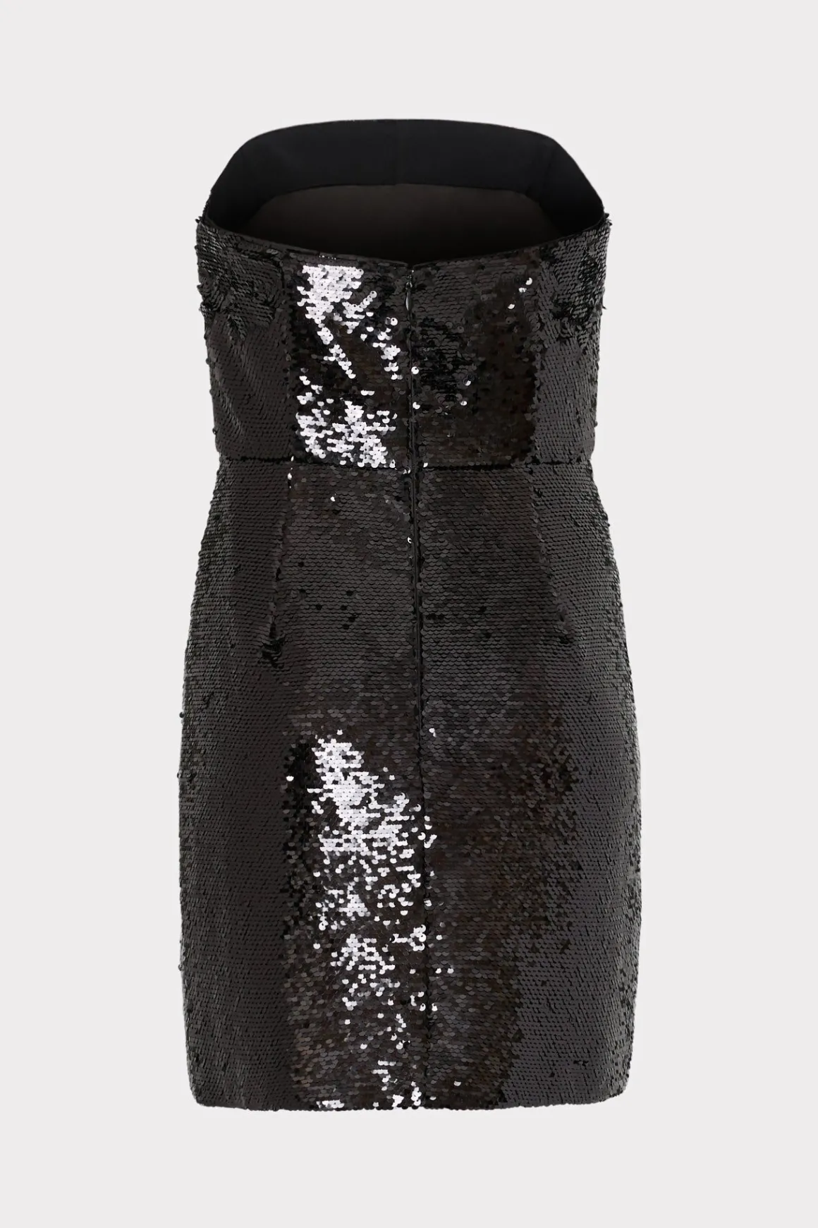 MILLY Little Black Dresses-Sascha 3D Sequins Rosette Dress Black
