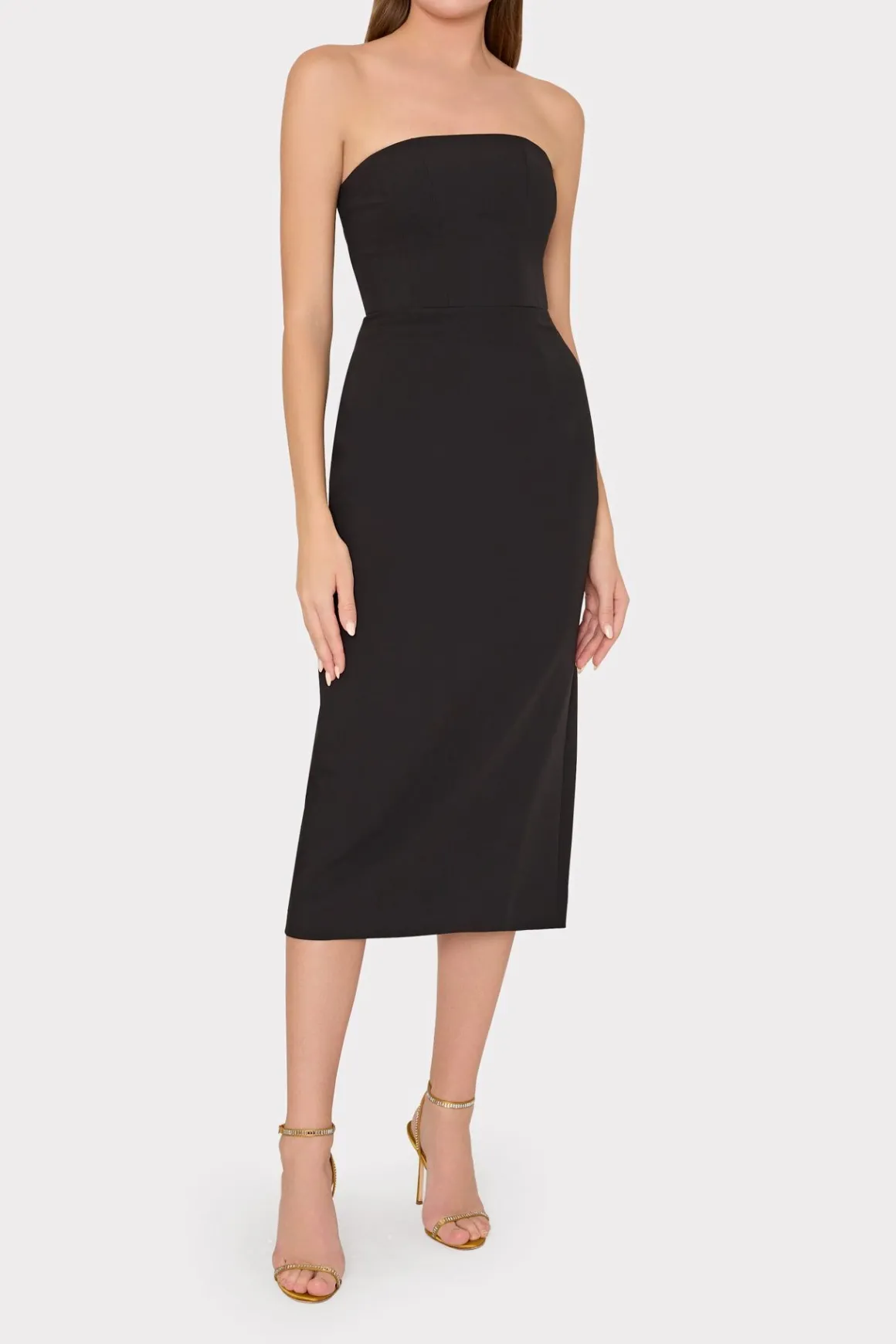 MILLY Little Black Dresses-Traci Cady Dress Black