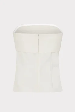 MILLY Jumpsuits & Rompers-Tuala Cady Top Ecru