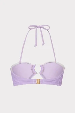 MILLY Jumpsuits & Rompers-Venus Bandeau Top Orchid