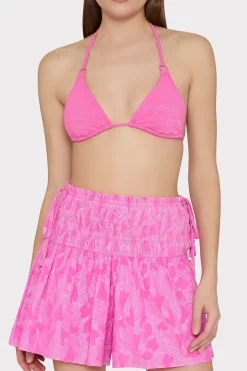 MILLY Jumpsuits & Rompers-Wendy Lurex Jacquard Shorts Pink