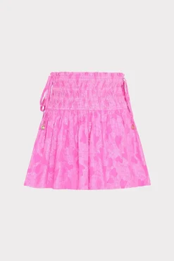 MILLY Cover-Ups-Wendy Lurex Jacquard Shorts Pink