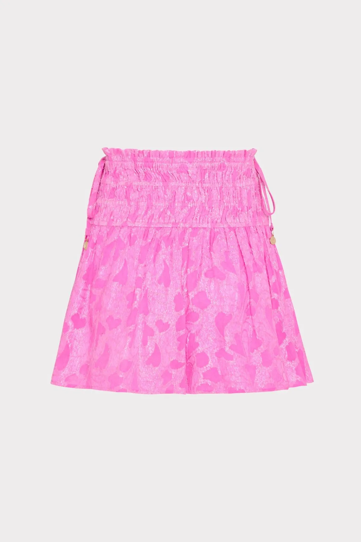 MILLY Cover-Ups-Wendy Lurex Jacquard Shorts Pink